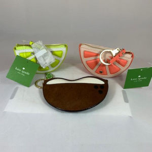 NWT Kate Spade Fruit Coin Purse Key Ring